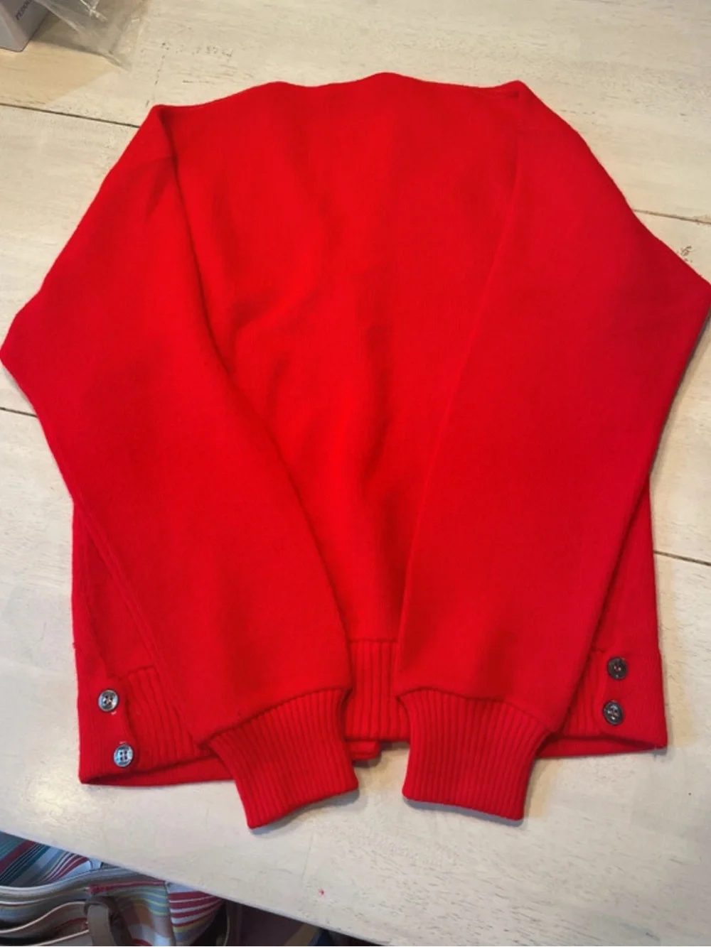 Vintage 80/90s Red Cardigan